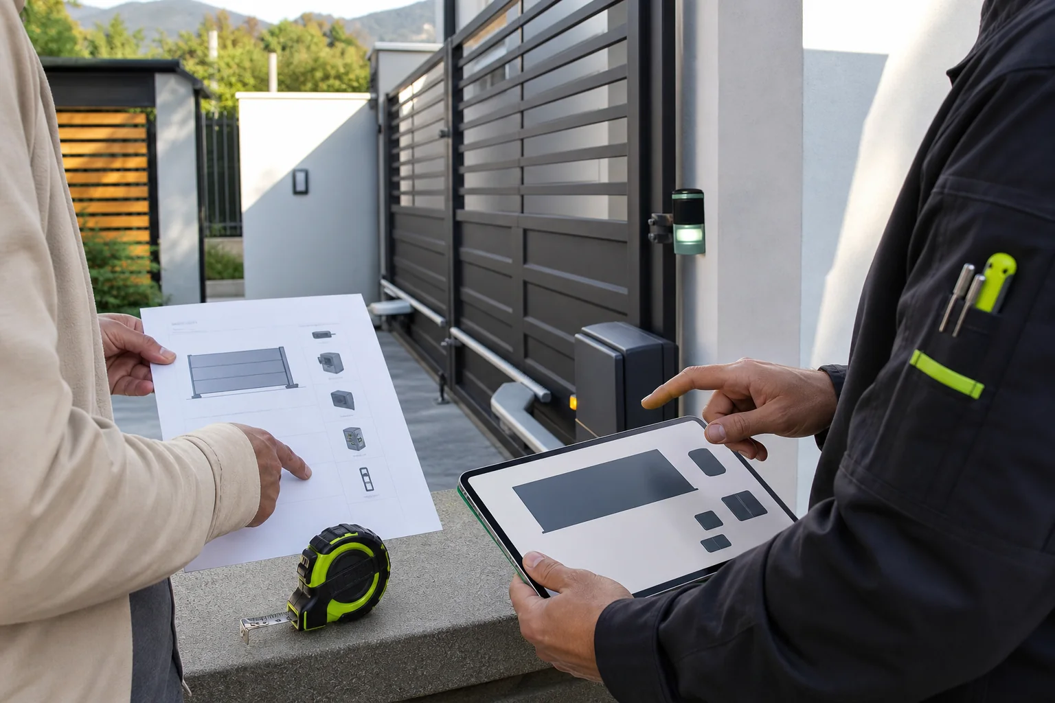 ¿Cómo comparar cotizaciones de portones eléctricos?: revisión visual de referencia